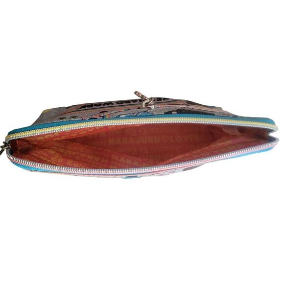 Gray Harajuku Zipper Pouch - Picture 4 of 5